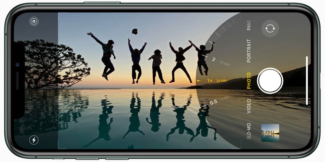 Fotoaparát iPhonu při natáčení videa
