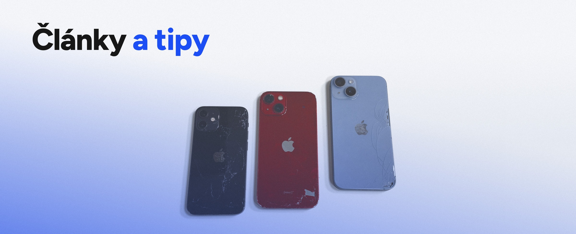 iPhone připravený k servisní opravě