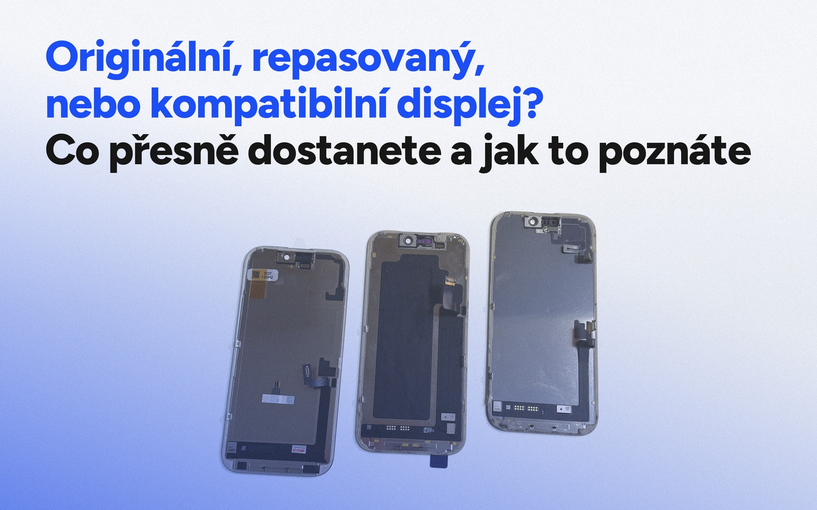 Výměna displeje iPhonu v servisu